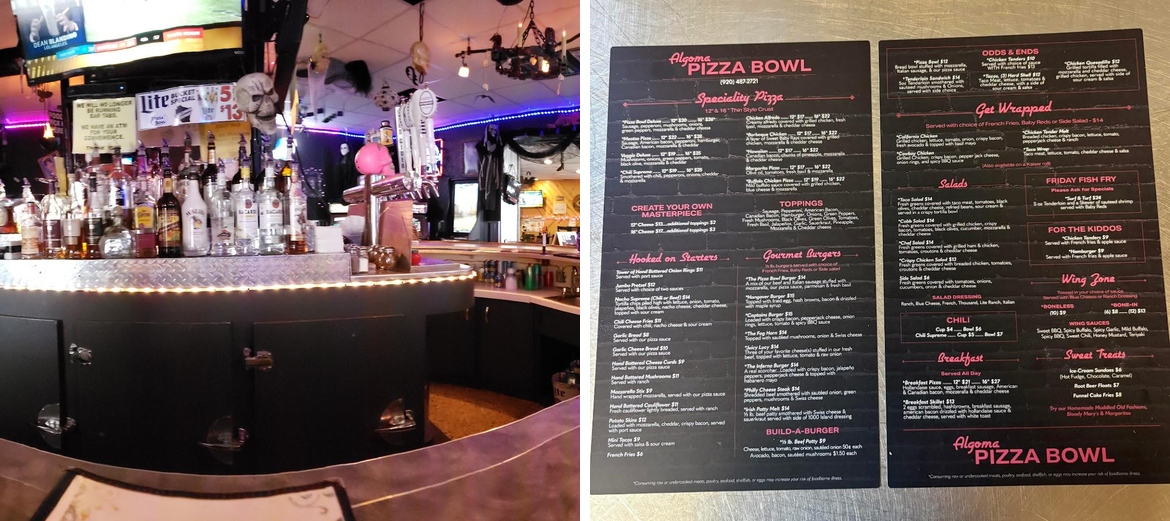 Algoma Pizza Bowl Menu